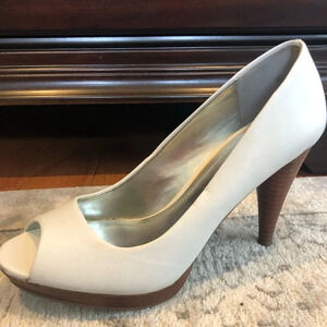 Style & Co White Heels